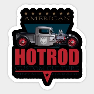 Hot Rod Sticker